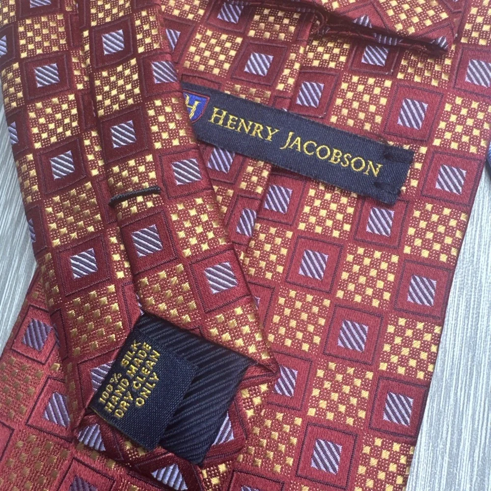 Christian Dior Tommy Hilfiger Henry Jacobson Silk Tie Lot‎ of 3 Men's Neckwear